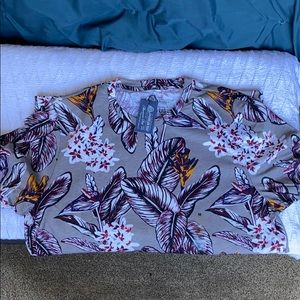 American Rag Floral tee. Brand new, never worn. M.